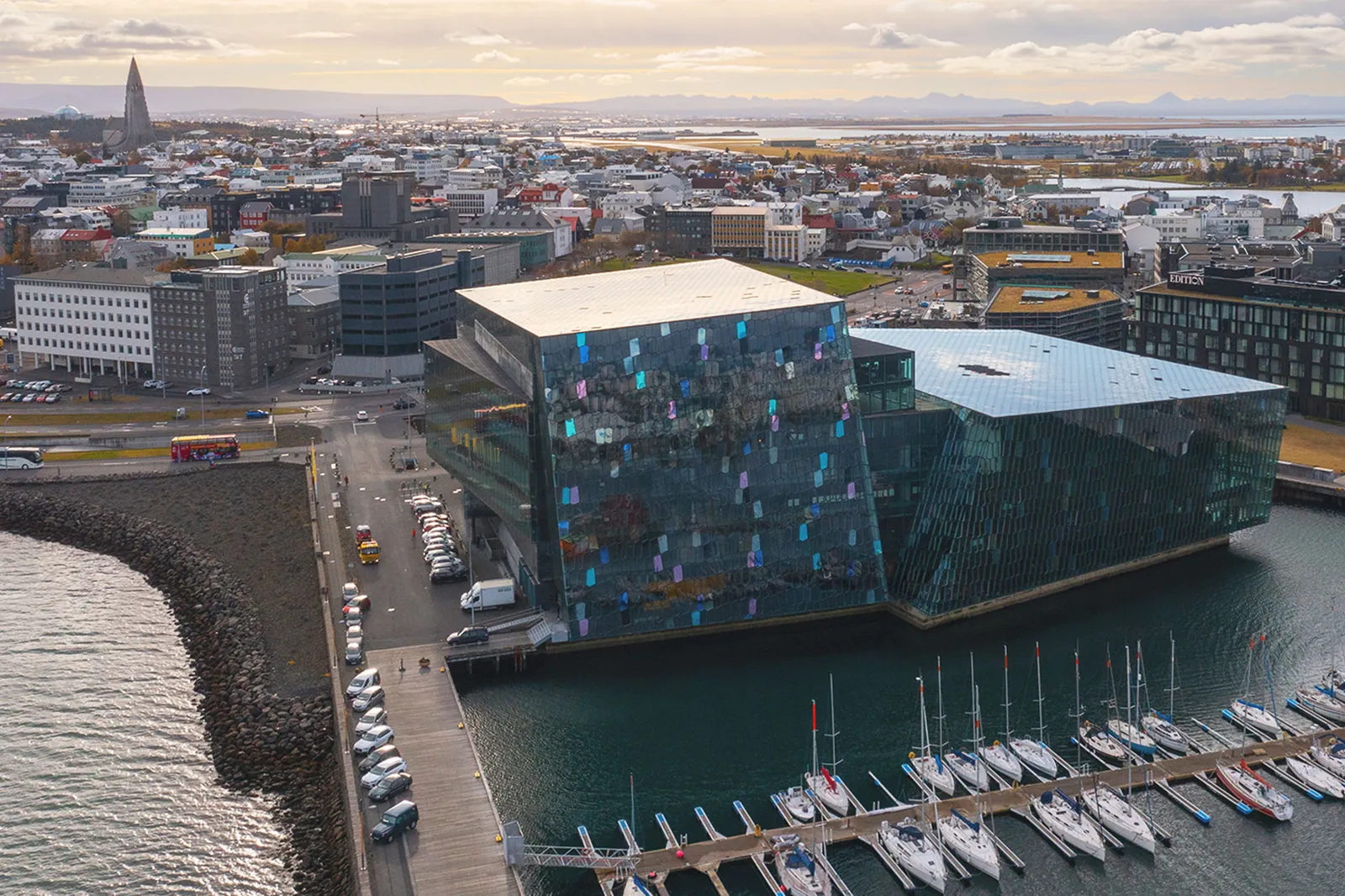 Le bâtiment de Harpa
