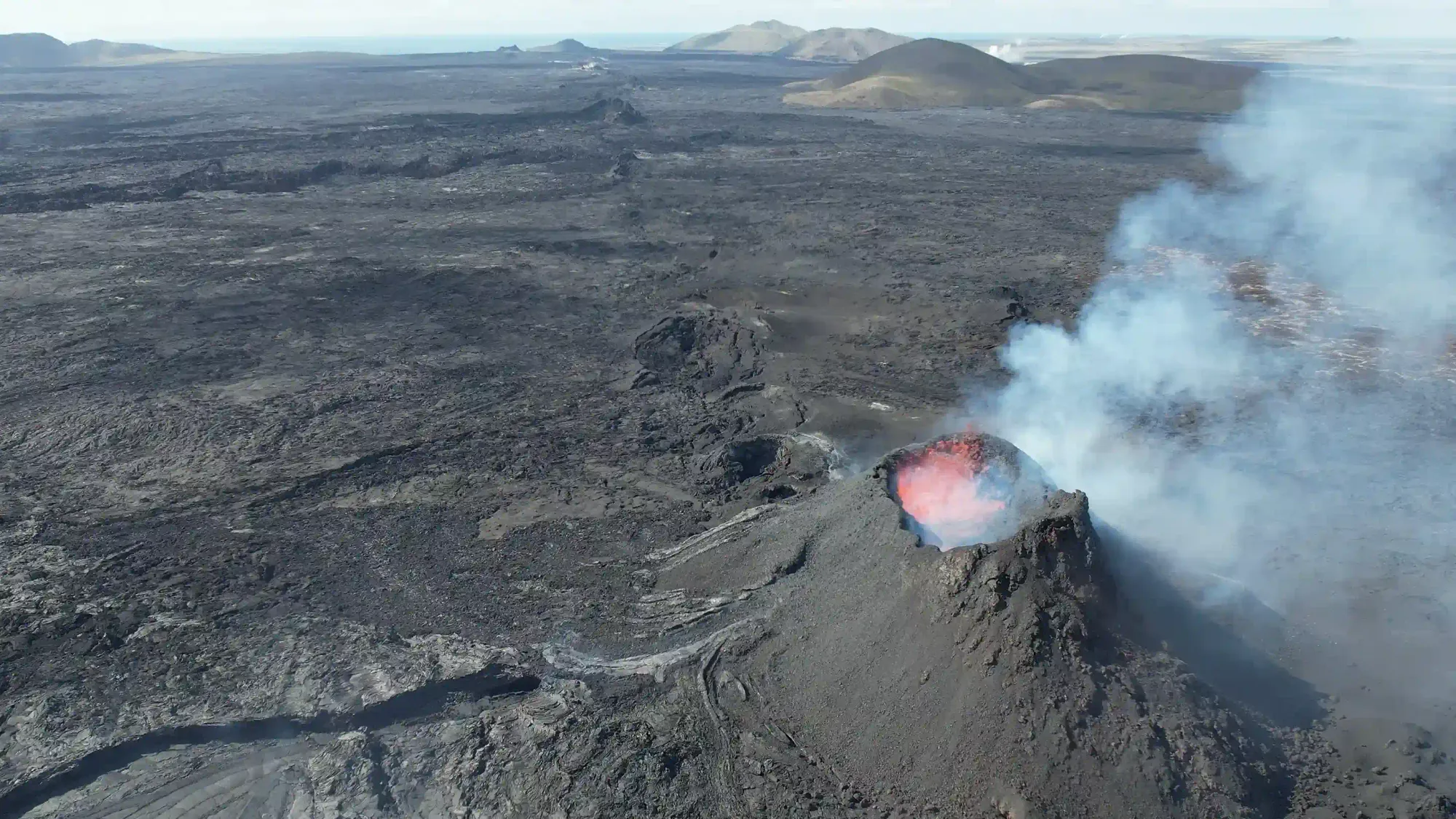 État des éruptions en Islande et sécurité de la péninsule de Reykjanes