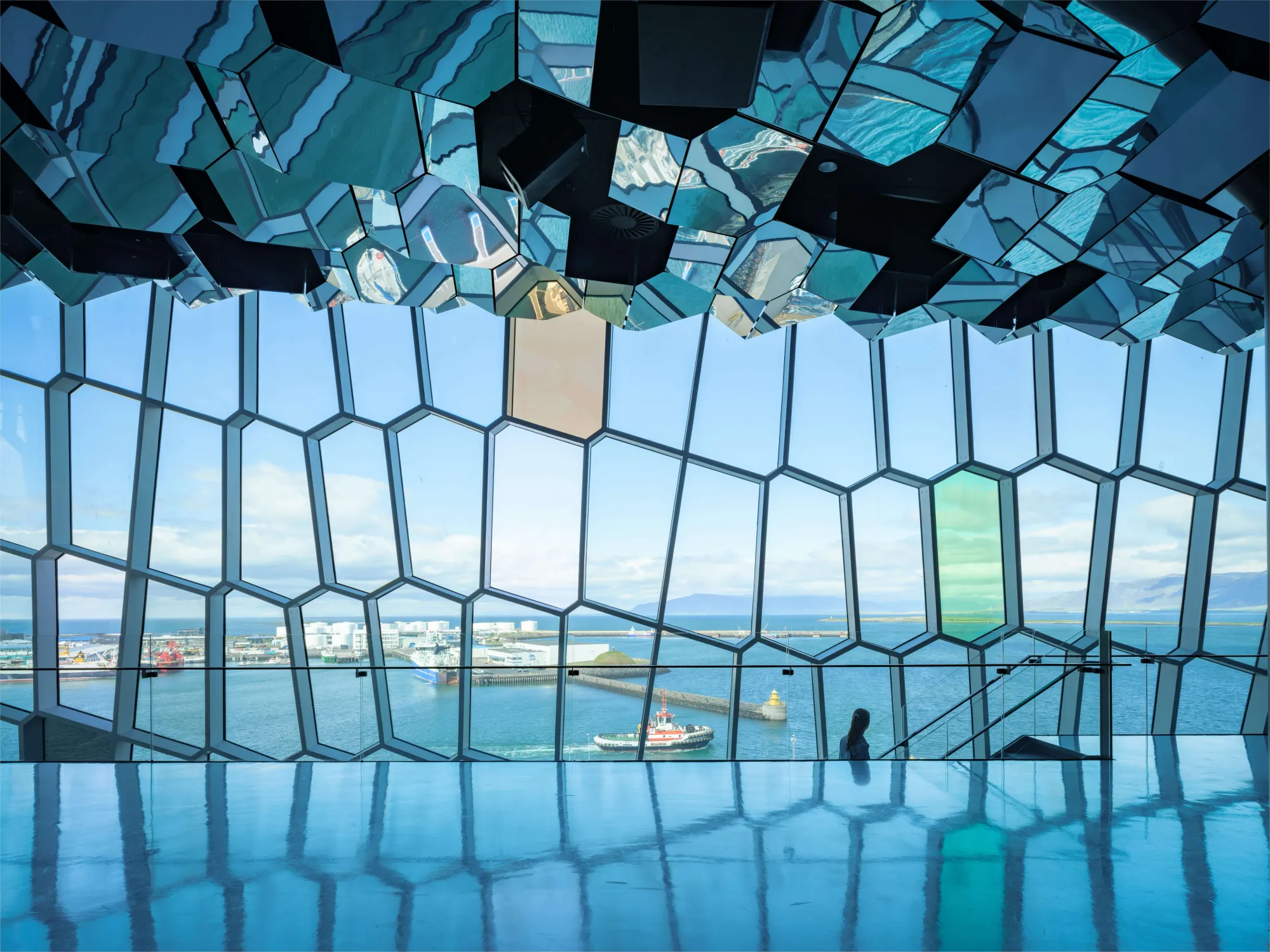 Les meilleurs spots photo autour de Harpa (intérieur et extérieur)